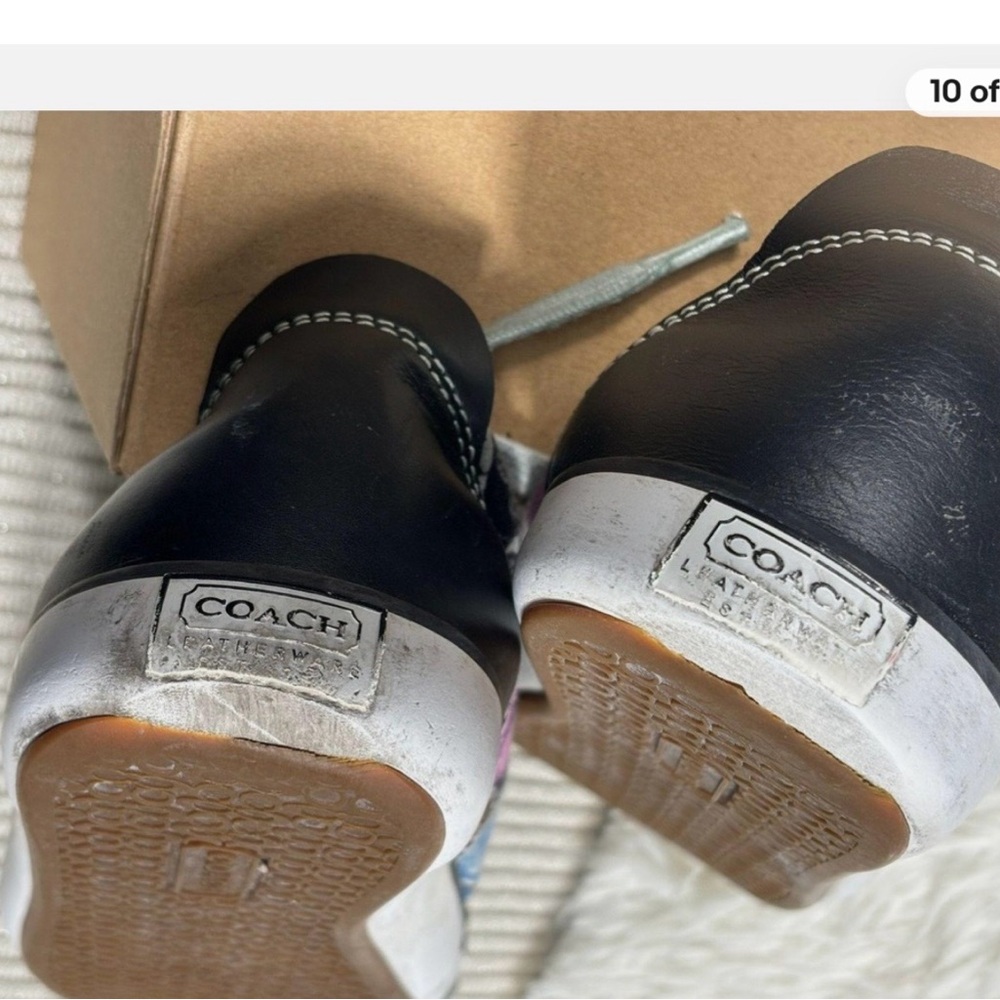 Coach Women's Multicolor Butterfly Sneakers - Picture 5 of 8